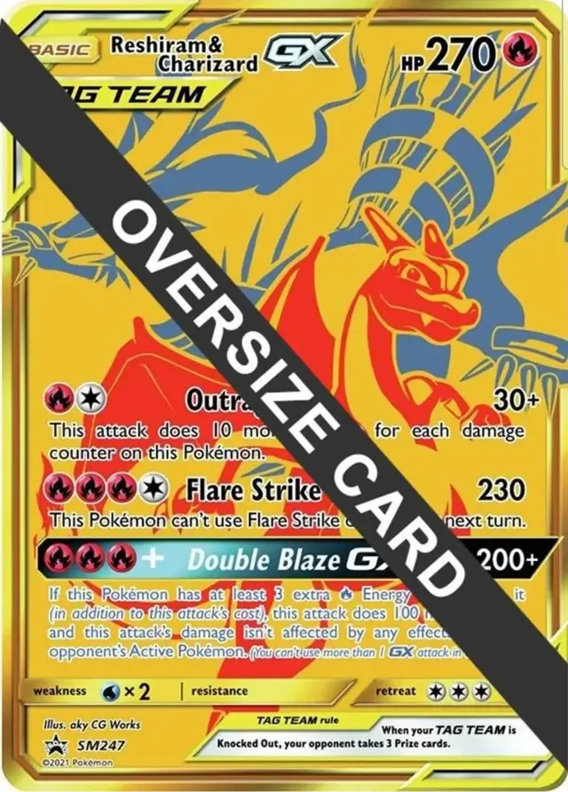 Reshiram & Charizard GX [Jumbo]