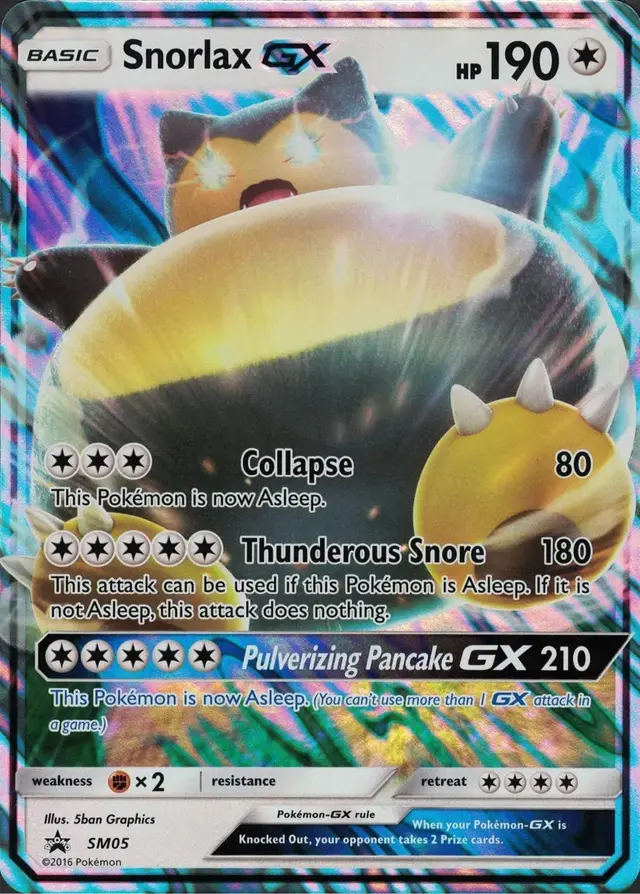 Snorlax GX [Jumbo] - Pokemon Jumbo Cards #SM05