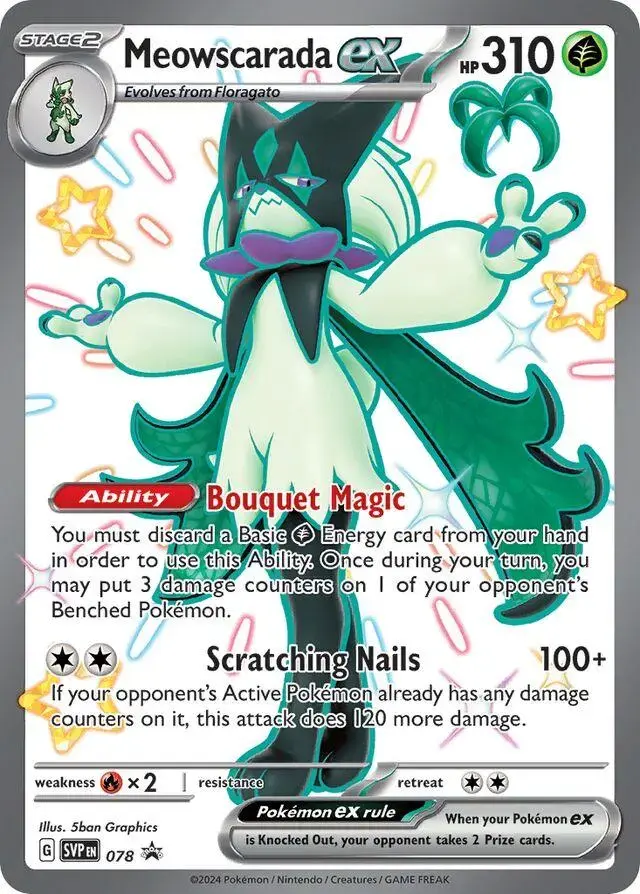 Meowscarada ex - Pokemon Scarlet & Violet Promos #78