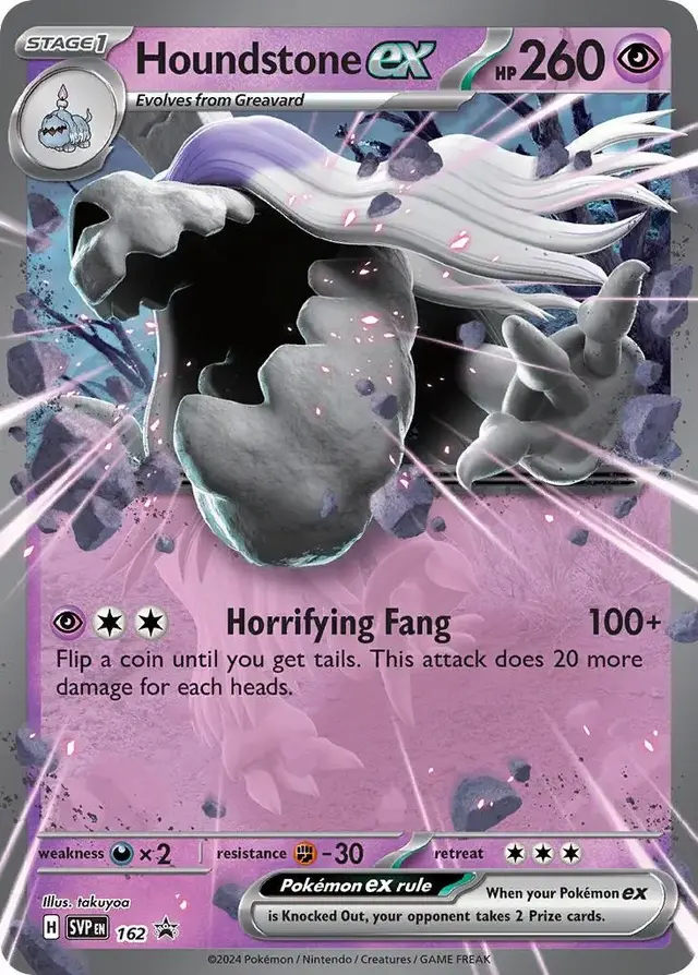 Houndstone Ex - Pokemon Scarlet & Violet Promos #162