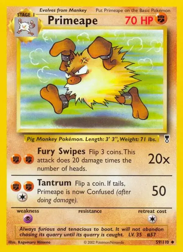 Primeape - Pokemon Legendary Collection #59