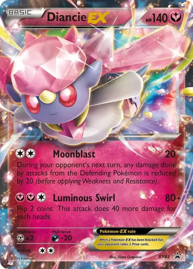 Diancie EX - Pokemon XY Promos #XY43