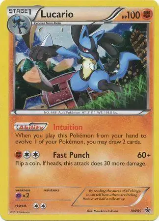 Lucario - Pokemon Black and White Promos #BW85