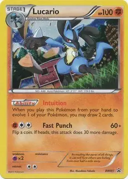Lucario #BW85 - Pokemon Black and White Promos