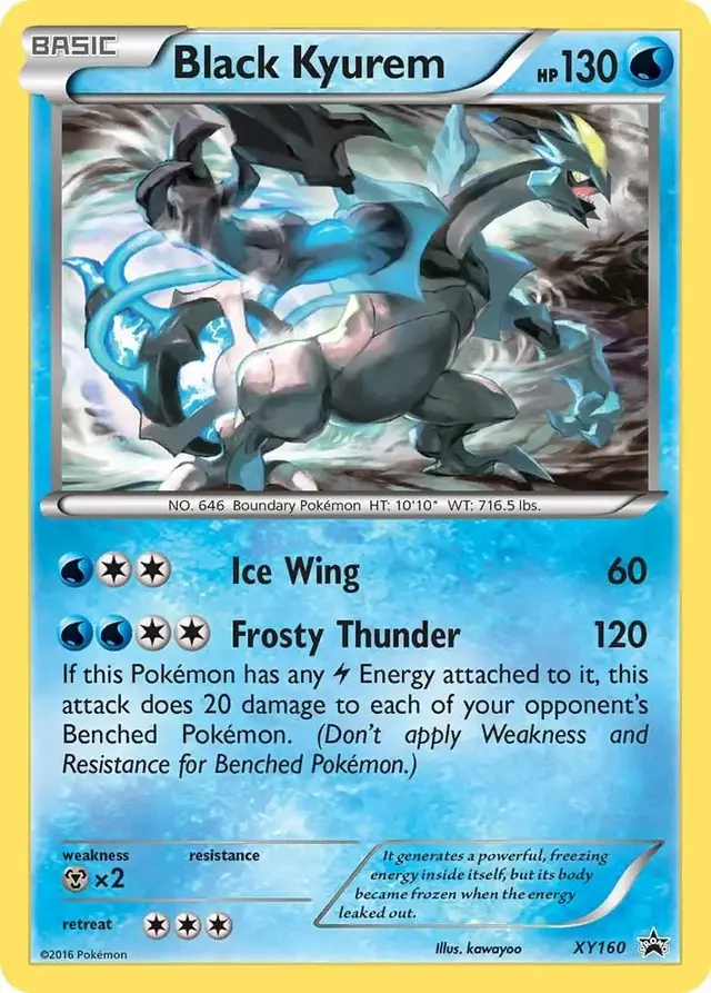Black Kyurem - Pokemon XY Promos #XY160