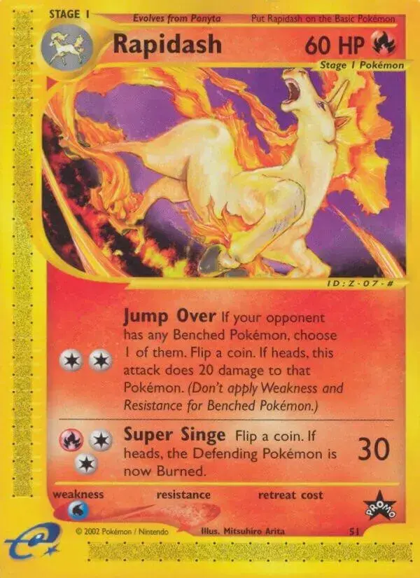 Rapidash - Pokemon WoTC Promos #51