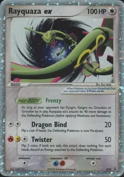 Rayquaza ex #39 - Pokemon Nintendo Promos