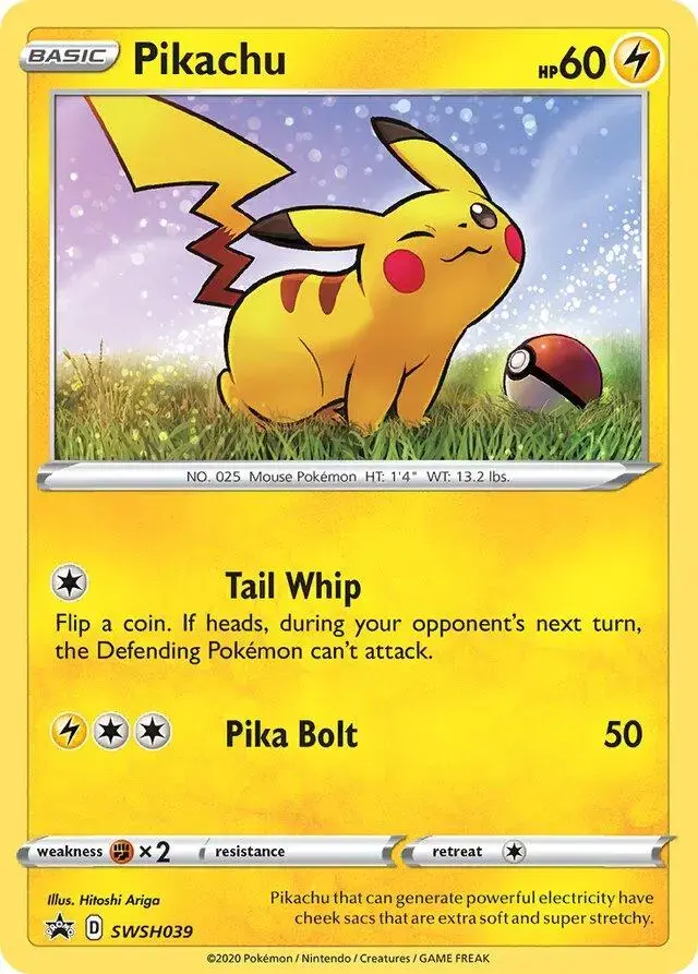 Pikachu [Single Pack Blisters] - Pokemon Sword & Shield Promos #SWSH039