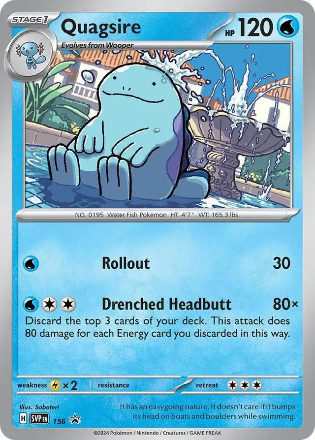 Quagsire - Pokemon Scarlet & Violet Promos #156