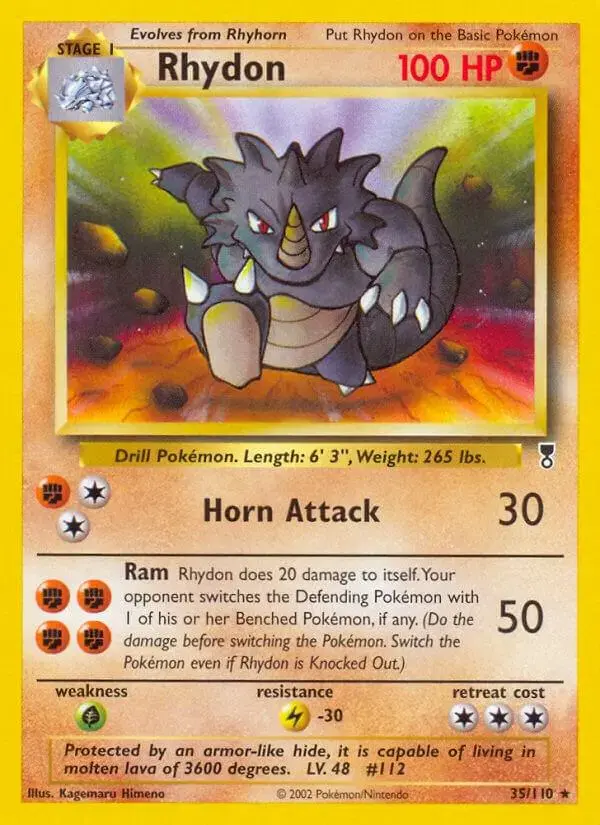Rhydon - Pokemon Legendary Collection #35