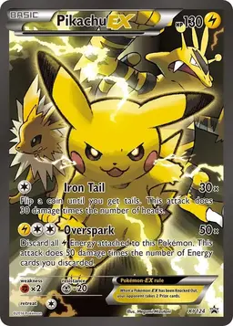 Pikachu EX [Jumbo] #XY124 - Pokemon Jumbo Cards
