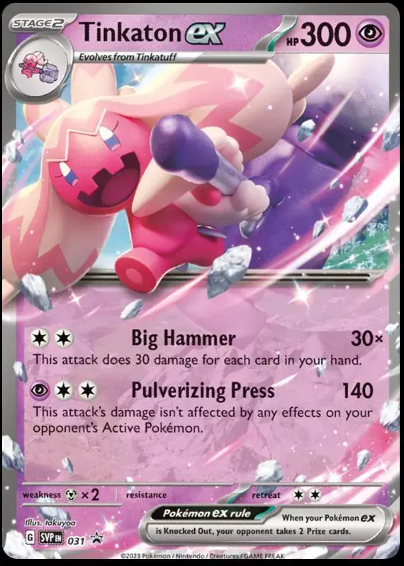 Tinkaton ex - Pokemon Scarlet & Violet Promos #31