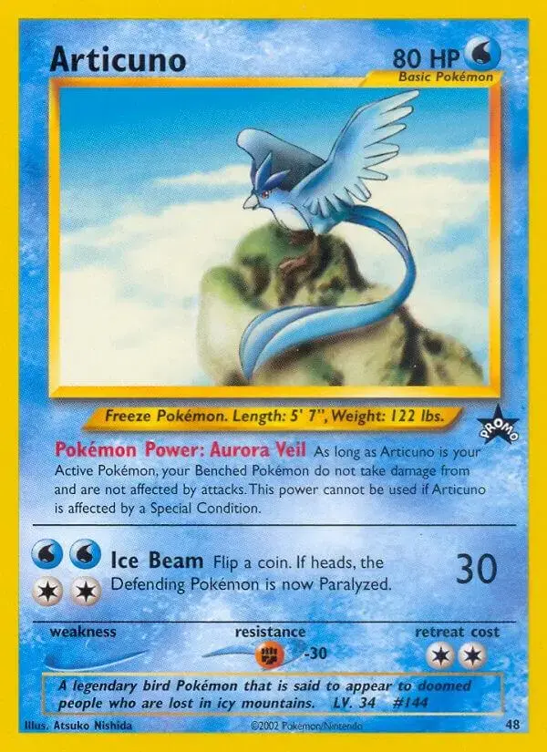 Articuno - Pokemon WoTC Promos #48