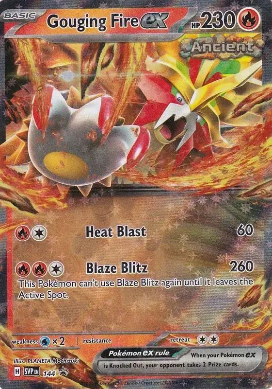 Gouging Fire Ex - Pokemon Scarlet & Violet Promos #144
