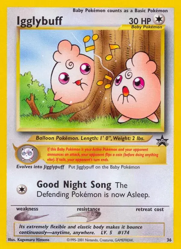 Igglybuff - Pokemon WoTC Promos #36