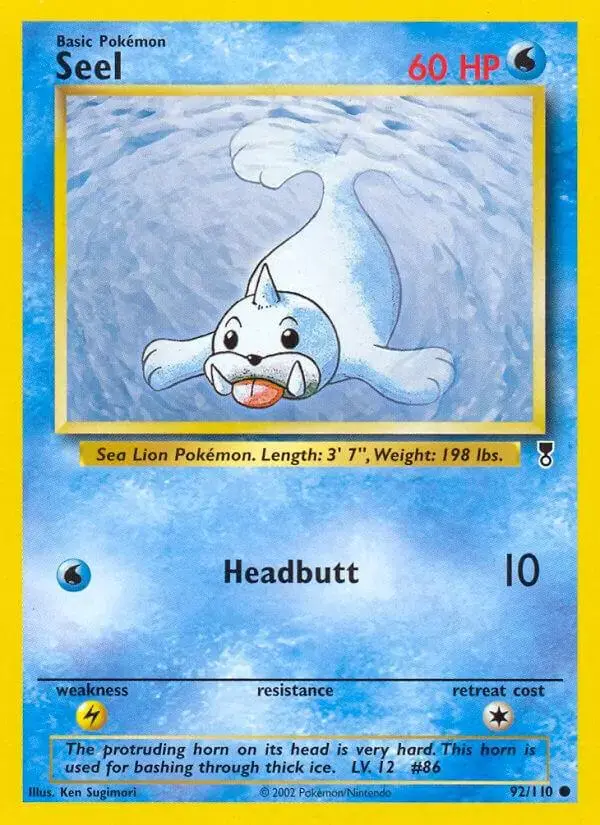 Seel - Pokemon Legendary Collection #92