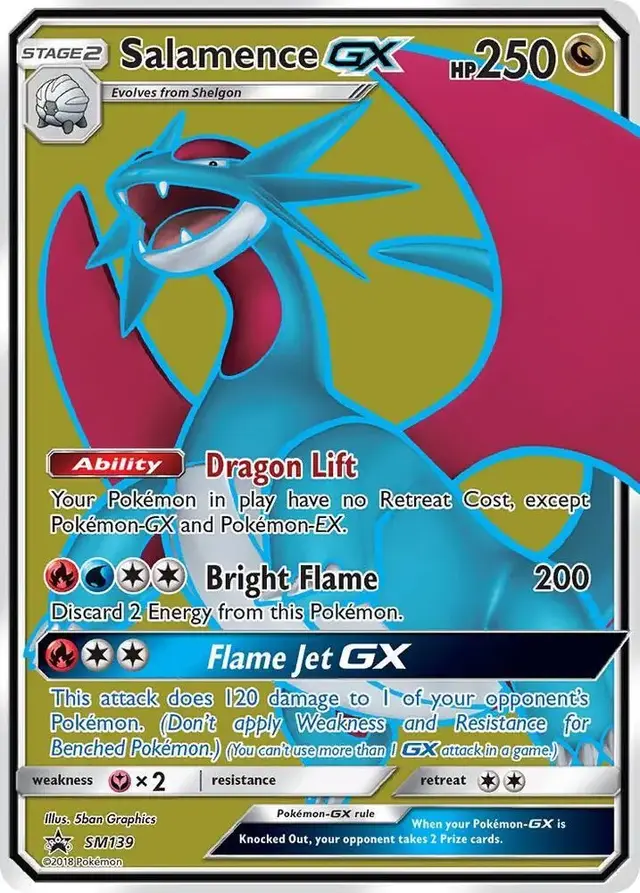 Salamence GX - Pokemon SM Promos #SM139