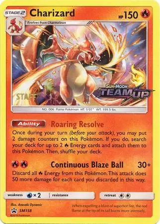 Charizard [Staff] - Pokemon Prerelease & Staff Promos #SM158