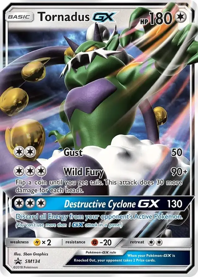 Tornadus GX - Pokemon SM Promos #SM134