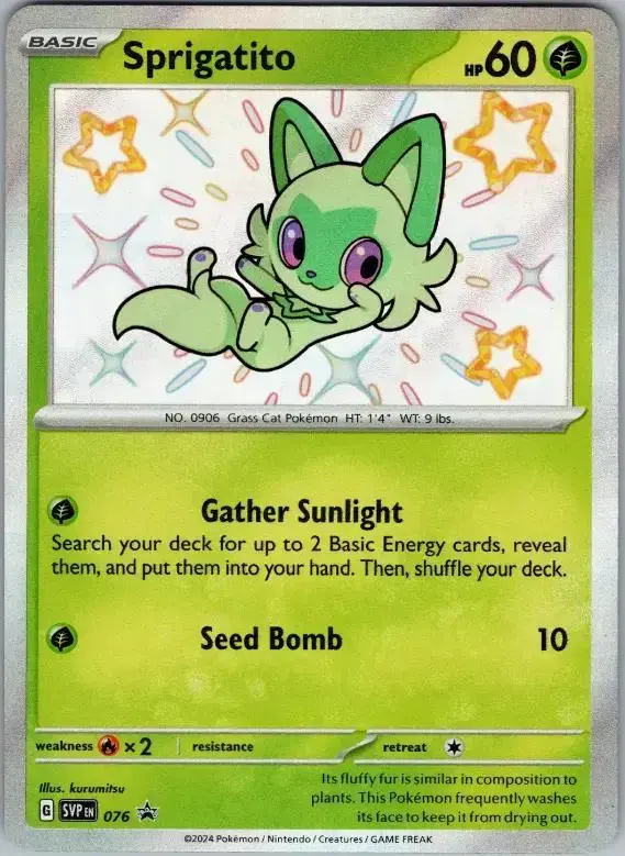 Sprigatito - Pokemon Scarlet & Violet Promos #76