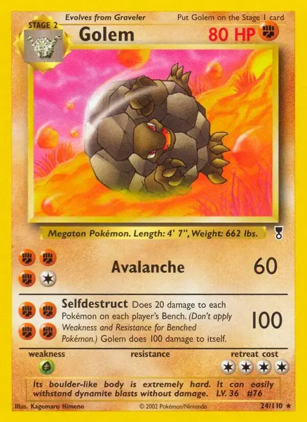 Golem - Pokemon Legendary Collection #24