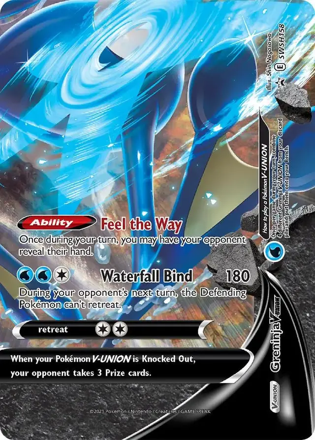 Greninja V-Union - Pokemon Sword & Shield Promos #SWSH158