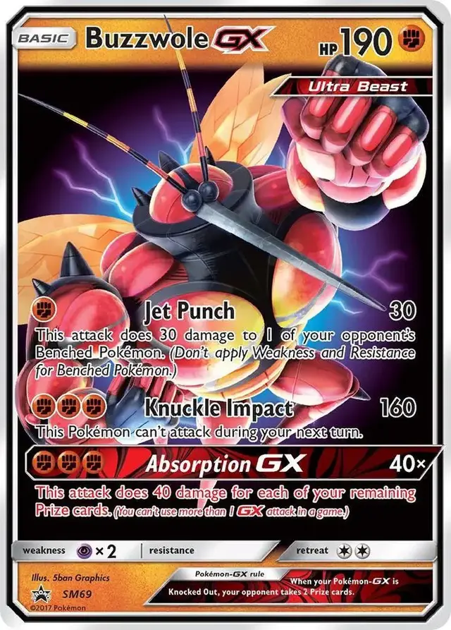 Buzzwole GX - Pokemon SM Promos #SM69