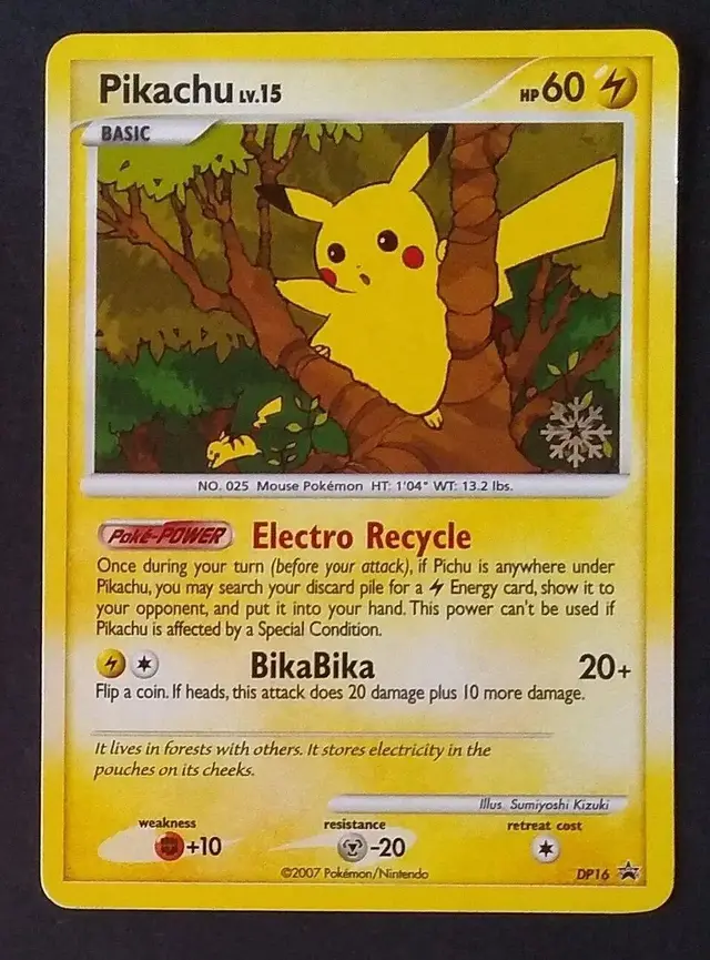 Pikachu [Snowflake Stamp] - Pokemon Diamond and Pearl Promos #DP16