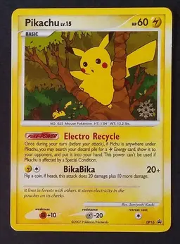 Pikachu [Snowflake Stamp] #DP16 - Pokemon Diamond and Pearl Promos