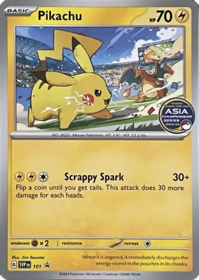 Pikachu [Asia Championship Series 2023-24] - Pokemon Promo #101
