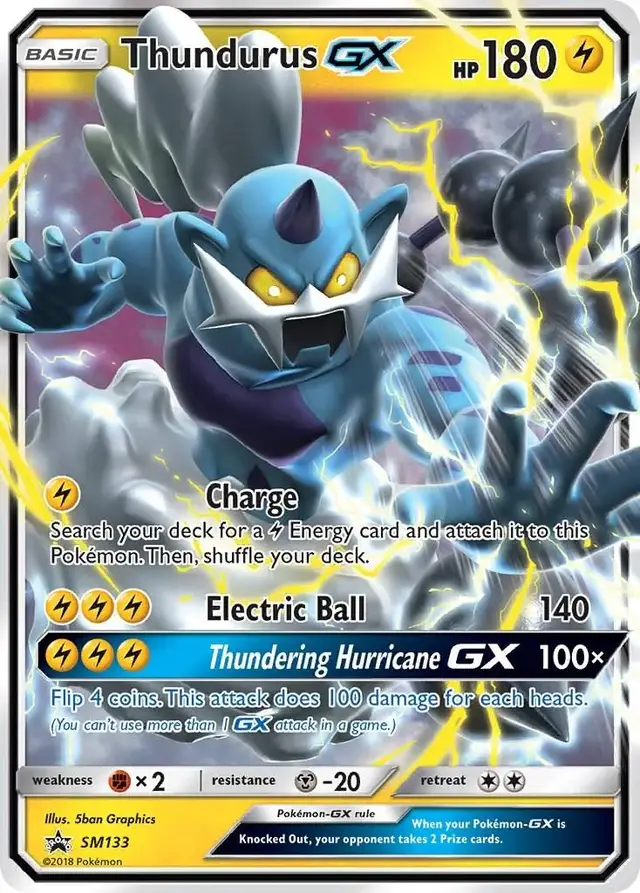 Thundurus GX - Pokemon SM Promos #SM133