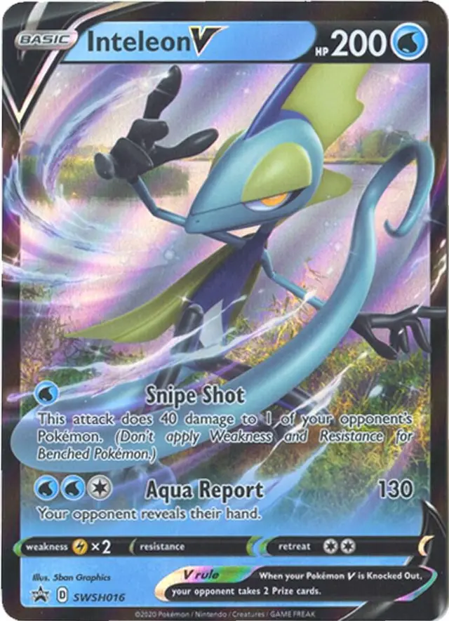 Inteleon V - Pokemon Sword & Shield Promos #SWSH016