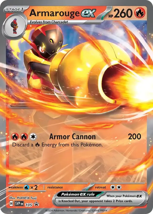 Armarouge Ex - Pokemon Promo #105