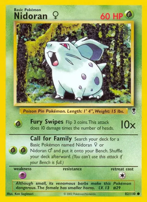 Nidoran - Pokemon Legendary Collection #82