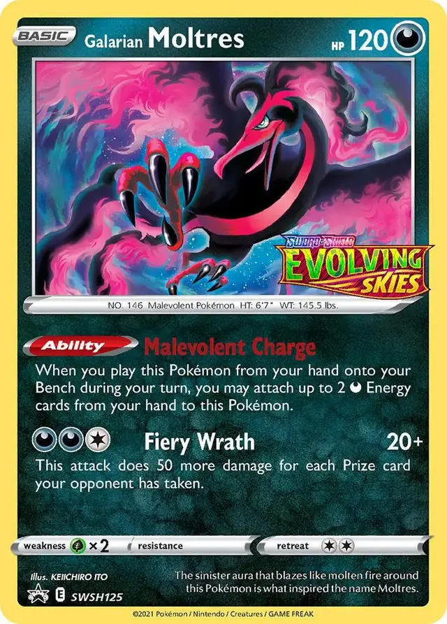 Galarian Moltres - Pokemon Sword & Shield Promos #SWSH125