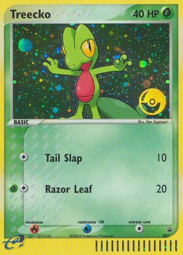 Treecko - Pokemon Nintendo Promos #007