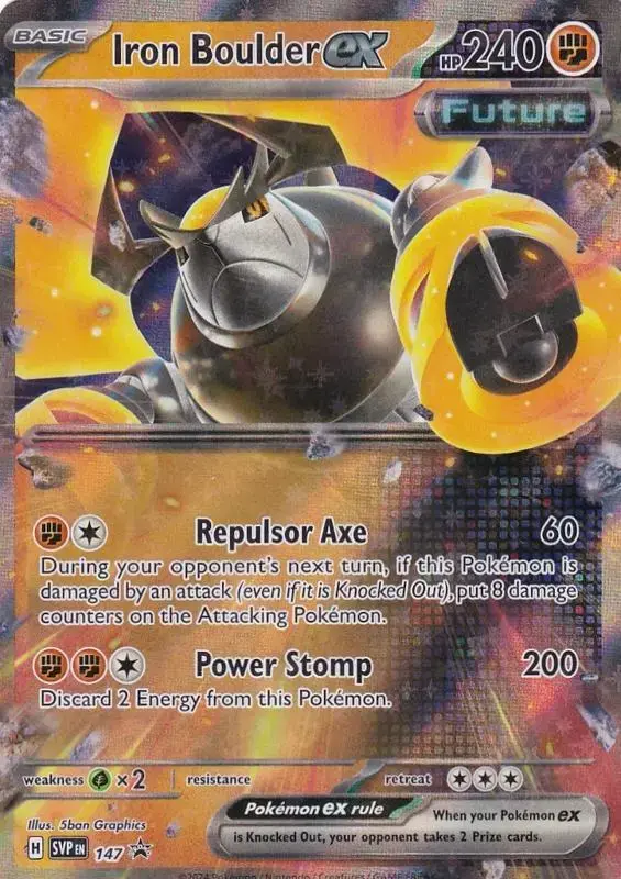 Iron Boulder Ex - Pokemon Scarlet & Violet Promos #147