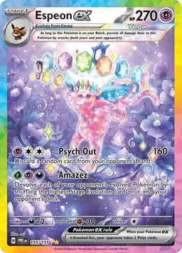 Espeon ex #155 - Pokemon Prismatic Evolutions