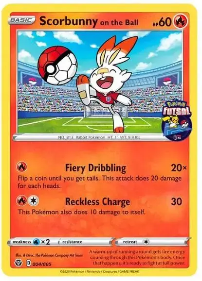 Scorbunny on the Ball - Pokemon Promo #4
