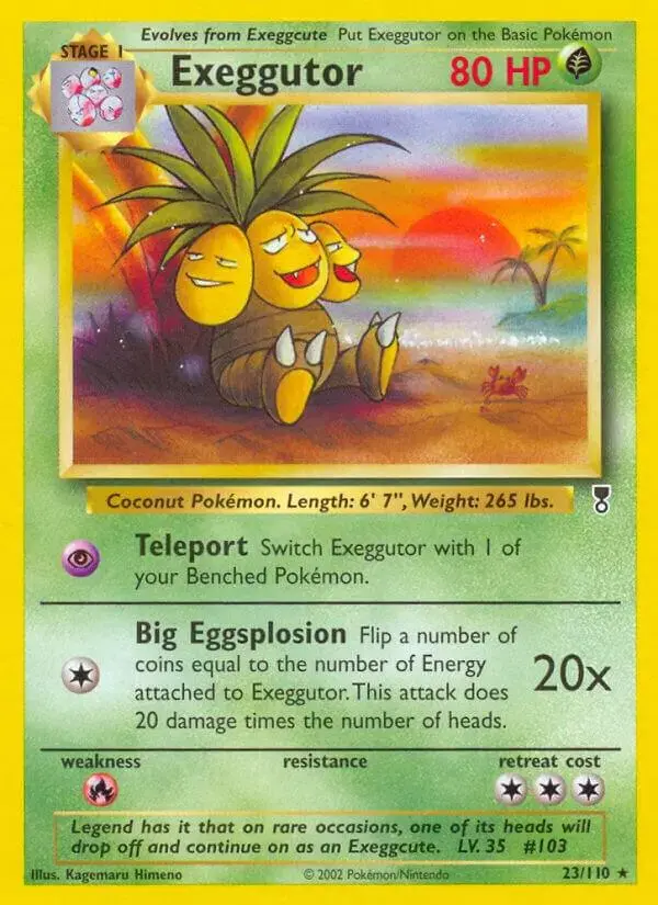 Exeggutor - Pokemon Legendary Collection #23