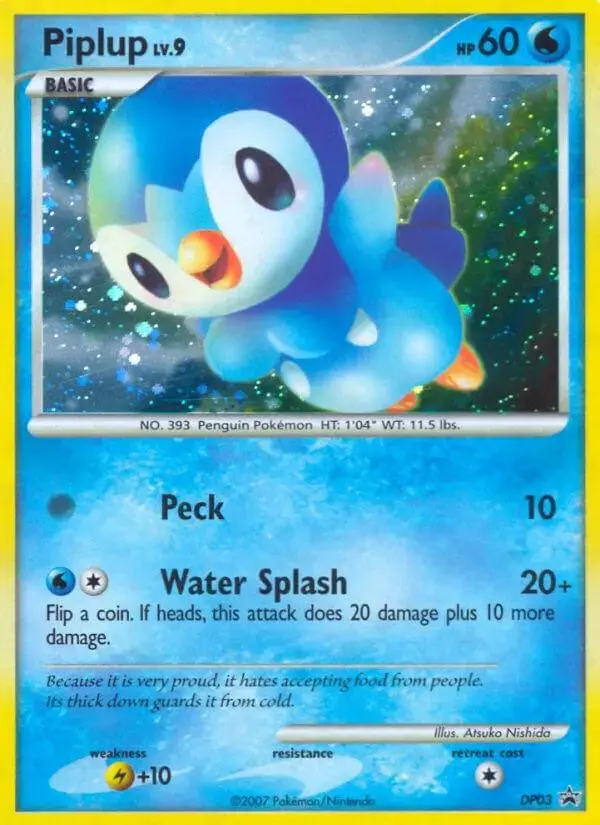 Piplup - Pokemon Diamond and Pearl Promos #DP03