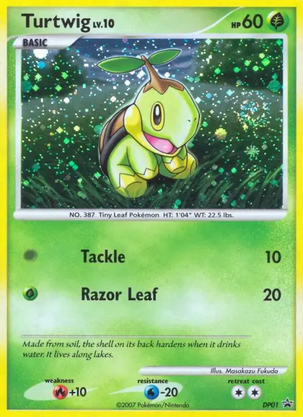 Turtwig - Pokemon Diamond and Pearl Promos #DP01