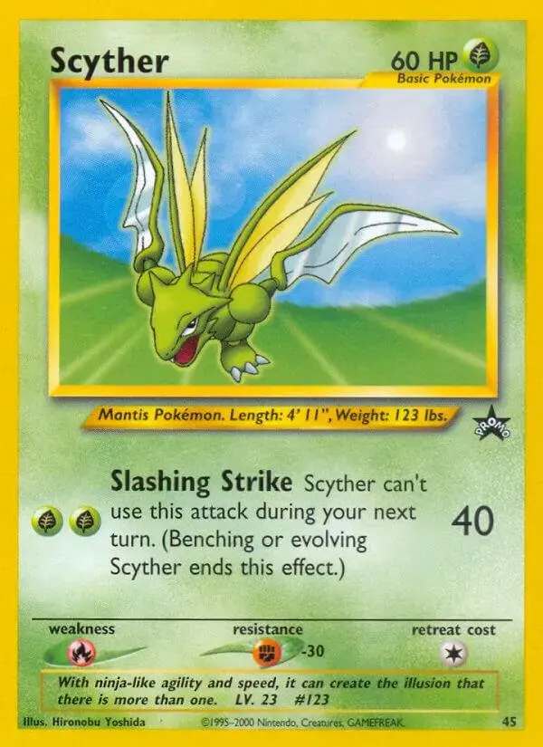 Scyther - Pokemon WoTC Promos #45