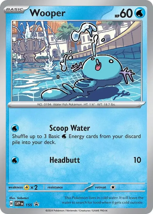 Wooper - Pokemon Scarlet & Violet Promos #155