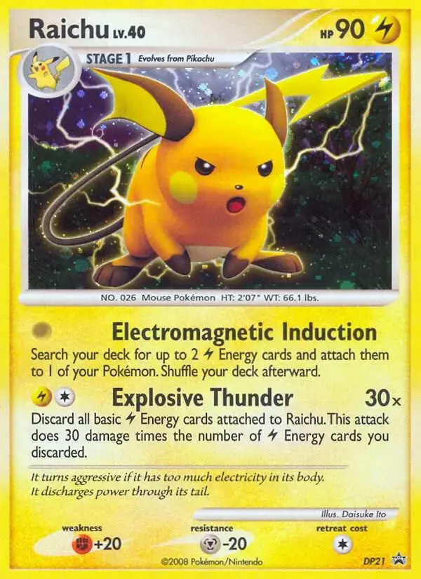 Raichu - Pokemon Diamond and Pearl Promos #DP21