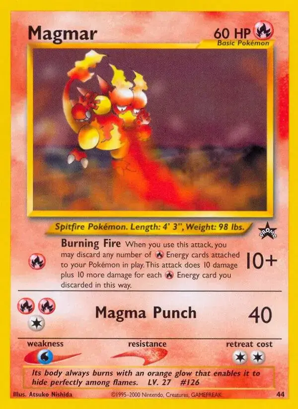 Magmar - Pokemon WoTC Promos #44