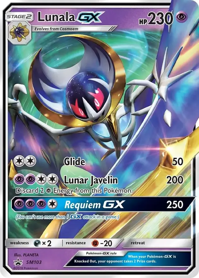 Lunala GX - Pokemon SM Promos #SM103