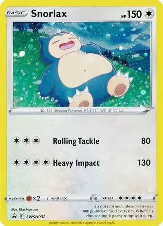 Snorlax - Pokemon Sword & Shield Promos #SWSH032