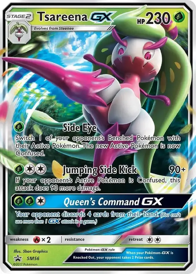 Tsareena GX - Pokemon SM Promos #SM56