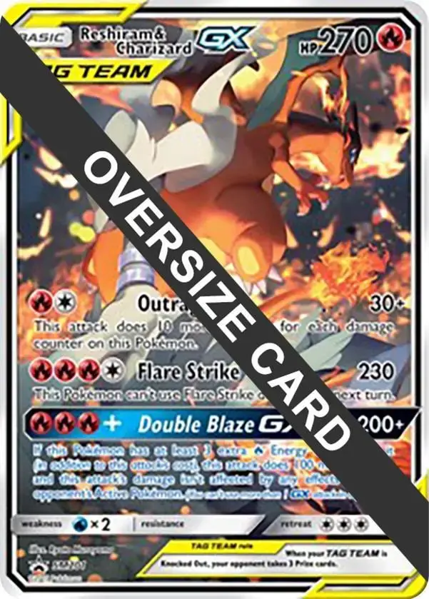 Reshiram & Charizard GX [Jumbo]